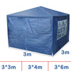 3x3m Gazebo Marquee Waterproof Outdoor Garden Patio Canopy Wedding Party Tent UK
