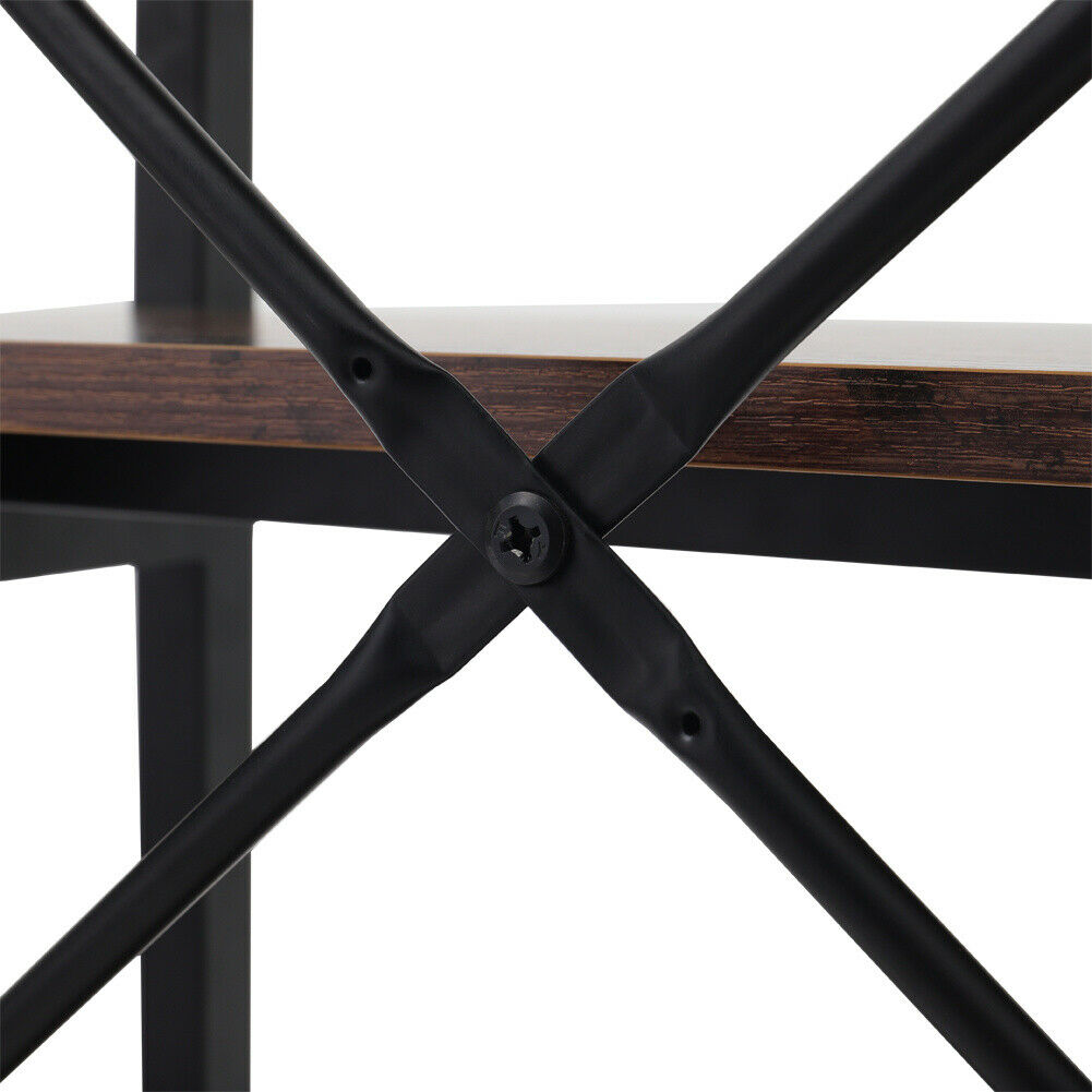 Industrial Vintage Metal Wood Storage Shelves Display Shelf Storage Unit Divider