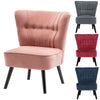 Velvet Shell Scallop Accent Occasional Chair Armchair Dining Furniture Bedroom