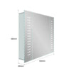 LED Bathroom Mirror Lights Illuminated with Demister Shaver Socket Touch Modern