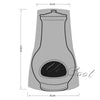 Waterproof BBQ Chiminea Cover Garden Large Chimnea Fire Pit Protector Outdoor
