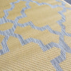 Mustard Trellis Outdoor Rug | Washable Flatweave Rug | Moroccan Garden Patio Mat