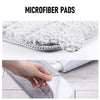 360° Flat Squeeze Microfiber Mop & Bucket Set Home Tiles Cleaning Floor Cleaner