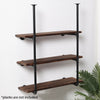 3-5.5 Tier Industrial Wall Rack Pipe Hanging Storage Display Shelving Bracket UK