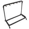 Glarry 5 Way Guitar Rack Padded Holder Stand Electric Acoustic Bass Guitar Black