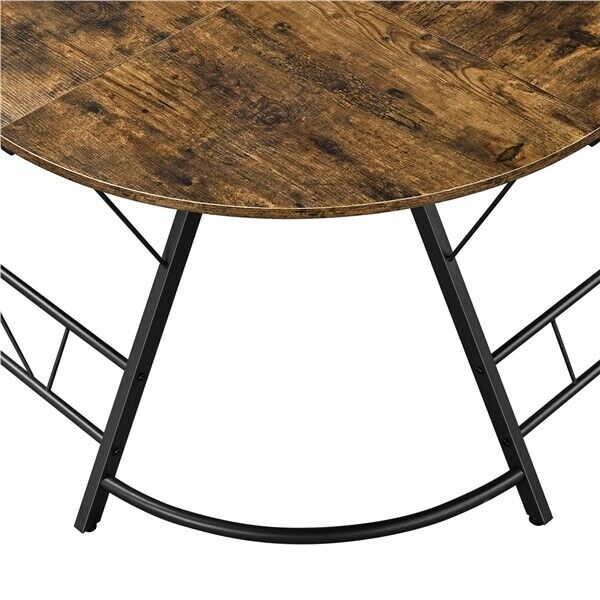 L Shaped Computer Corner Desk PC Table Workstation Home Office Large Study Desk