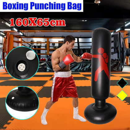 Heavy Duty Free Standing Boxing Punch Bag Kick Art UFC Training Indoor Sports