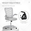 Mesh Office Chair Home Swivel Task Chair w/ Lumbar Support, Arm, Grey