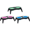 Double Raised Elevated Folding Dog Bowl Feeding Station Pet Cat Feeder