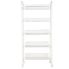 5 Tiers Large Kitchen Trolley Cart Rolling Mesh Storage Rack Trolley with Wheel