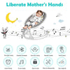 Bluetooth Electric Baby Swing Infant Cradle Bouncer Rocker Chair Music Remote UK