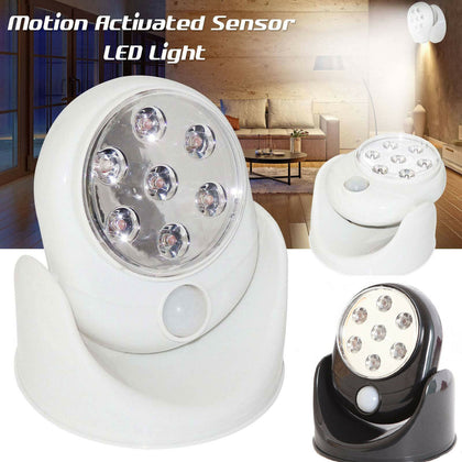 Motion Activated 360 Rotating Auto PIR Sensor LED Outdoor Indoor Security Light