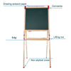 Kids Easel Wooden 2 in 1 Blackboard Whiteboard Childrens Drawing Art Chalk Board