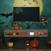 Wall Mounted TV Cabinet Stand Entertainment Floating Wall Unit High Gloss 140cm