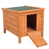 Dog Kennel Wooden Pet House Outdoor Waterproof Hutch Rabbits Ferrets Guinea Pigs