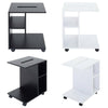 Printer Stand Rolling Cart Desk Side Wheels CPU Stand Drawer 2Tier Shelf Storage