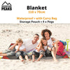 Outdoor Pocket Picnic Blanket Waterproof Beach Mat Camping Travel Sand Free Rug