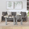 Nesting Coffee Tables Side End Tables Living Room Modern Concrete Grey Set of 3