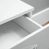 Drawer Chest 3 Drawers High Gloss Wood Storage Bedroom Furniture White