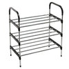 3/4/5/6 Tier Shoe Rack Footwear Metal Stand Storage Organizer Display Shelf Unit