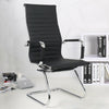 Modern Chrome Home Office Chair PU Leather High Back Armchair Black /White