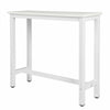 BarTable Dining Table Coffee Table MDF Metal Legs for Kitchen 120cm Length