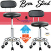 Stool Swivel Chair Black Adjustable Height Chair Office Round Desk PC Stool UK