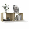 Modern Small TV Unit Cabinet Stand Coffee Table 2 doors coffee table tv stereo