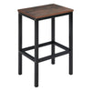 Dining Breakfast Bar Table Set with 2/4 Bar Stools and 1 Bar Table for Kitchen