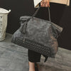 UK Large Lady Handbag Rivets Tassel Leather Messenger Shoulder Bag Travel