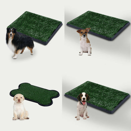 Large Dog Toilet Mat Indoor Potty Puppy Trainer Grass Litter Tray Pad Restroom