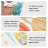 9 Planet Outer Space Wall Sticker Kids Bedroom Mural Decals Solar System Decor