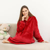 Hoodie Oversized Blanket Sherpa Fleece Ultra Giant Comfy Hooded Sweatshirt Adult