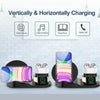3 in 1 Wireless Charger Stand Charging Dock Stand for iPhone 11 XS XR 8 AirPod