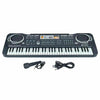 61 Key Electric Digital Piano Organ Musical Beginner Electronic Keyboard W/ Mic