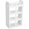3/4/5/6 Tiers Shoe Rack Storage Shelf Display Stand Organiser Unit Cabinet White