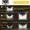 4X100LED Solar Power PIR Motion Sensor Wall Lights Outdoor Garden Security Lamp
