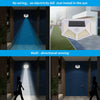 4X 100 LED Solar Powered PIR Motion Sensor solar wall lights Garden light