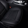 Car Front Seat Chair Cushion PU Leather Soft Pad Cover Black Protector Mat
