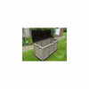 Large Plastic Garden Storage Box Lockable Waterproof Wheels Shed Outdoor Garage