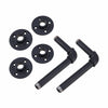 2PCS Pipe Shelf Brackets Industrial Iron Rustic Shelves Wall Floating Supports