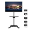 Mobile TV Cart Floor Stand Mount Home Exhibition Trolley for 23"-60" Television