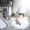 Round Cotton Baby Kids Floor Rug Game Gym Activity Play Mat Crawling Blanket NEW