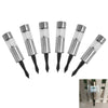 6 X SOLAR POWERED OUTDOOR GARDEN POST STAKE PATIO PATHWAY LED LIGHTS