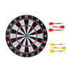 15 Inch Dart Board 6 Darts For Adults Or Kids Double Sided Dartboard Party Game