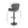 Bar Stools Gas Lift Stools Velvet Breakfast Kitchen Club Cafe Swivel Chairs