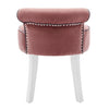 Scrollback Velvet Button Dressing Table Chair Vanity Stool Piano Stools Bedroom