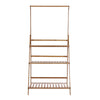 3 Tier Wood Flower Plant Pot Shelf Stand Display Ladder Hanging Rack Home Garden