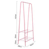 Heavy Duty Metal Clothes Storage Rack Coat Hanging Rail Shoe Stand Garment Shelf