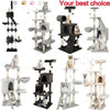 Pet Cat Kitten Tree Climbing Tower Activity Centre Scratcher Scratching Post Bed